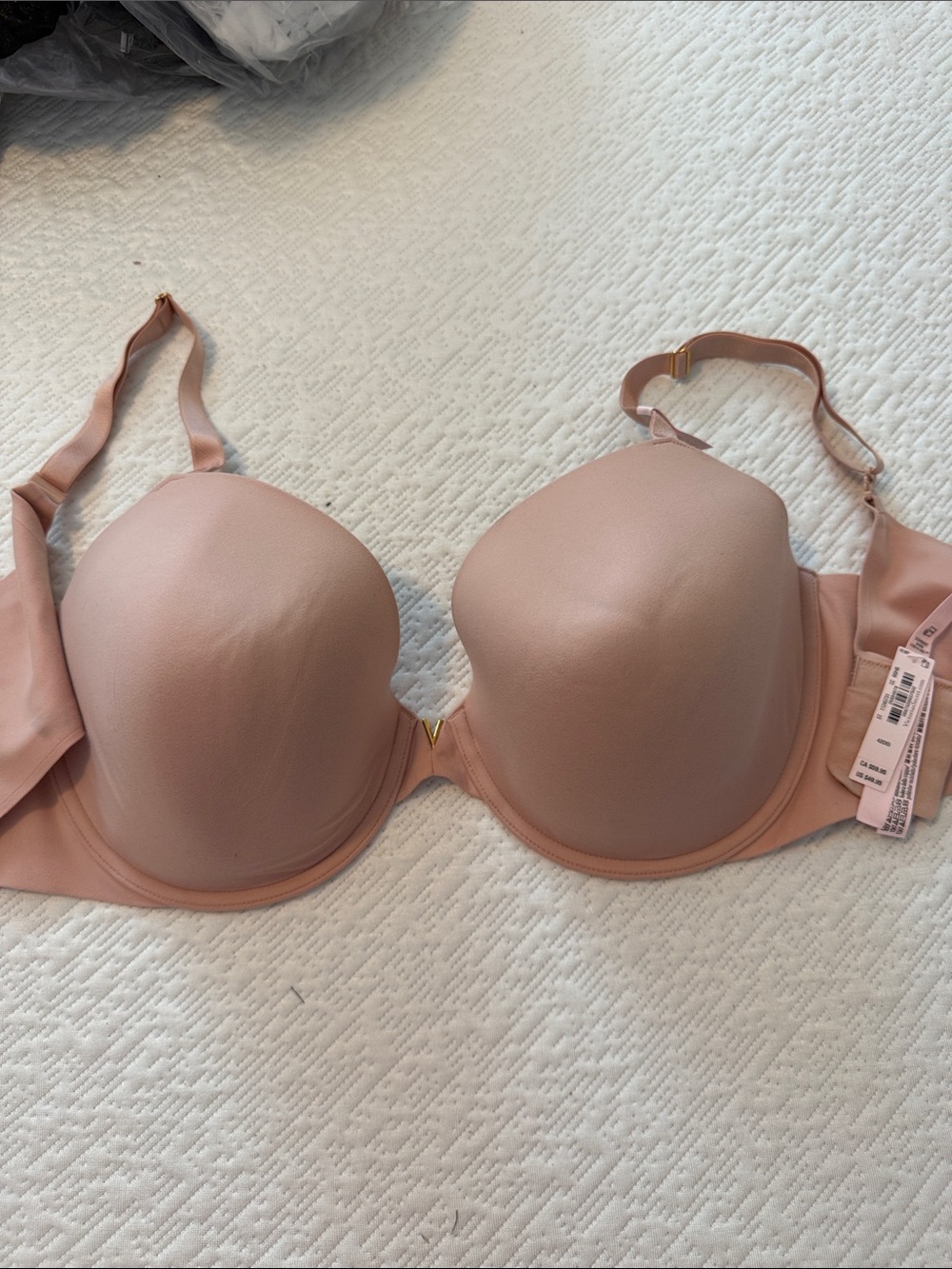 Victoria's Secret lightly lined 42DD bra tan NWT